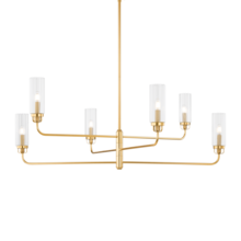 Hudson Valley Orange 9306-AGB - Halifax Chandelier