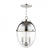 Hudson Valley Orange 9511-PN - 3 LIGHT PENDANT