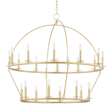 Hudson Valley Orange 9549-AGB - 20 LIGHT CHANDELIER