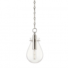 Hudson Valley Orange BKO101-PN - 1 LIGHT SMALL PENDANT