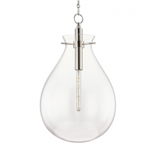 Hudson Valley Orange BKO103-PN - 1 LIGHT LARGE PENDANT