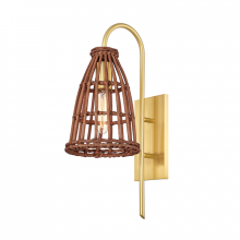 Hudson Valley Orange BKO700-AGB - 1 LIGHT WALL SCONCE