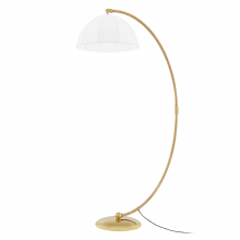 Hudson Valley Orange L1668-AGB - 1 LIGHT FLOOR LAMP