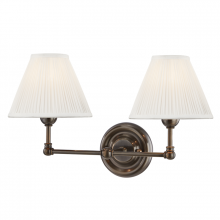 Hudson Valley Orange MDS102-DB - 2 LIGHT WALL SCONCE