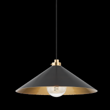 Hudson Valley Orange MDS1402-AGB/DB - 1 LIGHT PENDANT