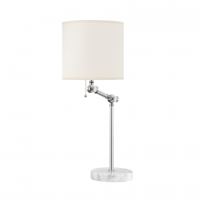 Hudson Valley Orange MDSL150-PN - 1 LIGHT TABLE LAMP