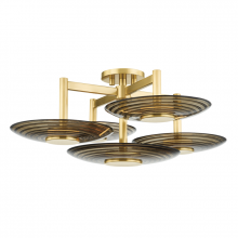 Hudson Valley Orange PI1892605-AGB - 5 LIGHT SEMI FLUSH