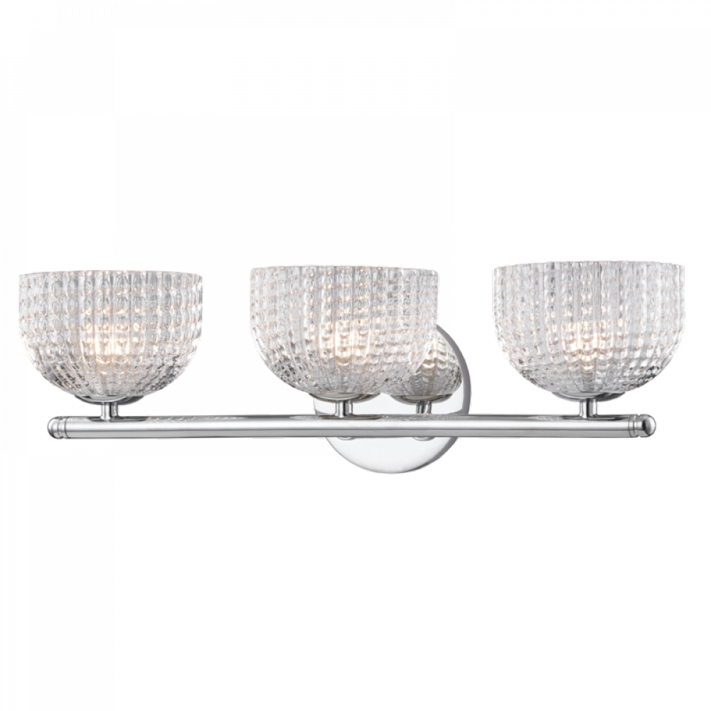 3 LIGHT WALL SCONCE