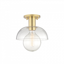 Mitzi Orange H107601-AGB - 1 LIGHT SEMI FLUSH