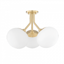 Mitzi Orange H134603-AGB - Estee Semi Flush