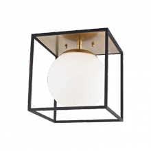 Mitzi Orange H141501L-AGB/BK - Aira Flush Mount