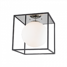 Mitzi Orange H141501L-PN/BK - Aira Flush Mount