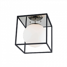 Mitzi Orange H141501S-PN/BK - Aira Flush Mount