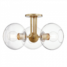 Mitzi Orange H270603-AGB - Margot Semi Flush