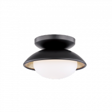 Mitzi Orange H368601S-BLK/GL - Cadence Semi Flush