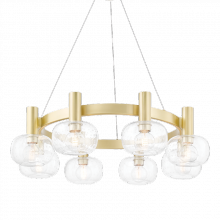 Mitzi Orange H403808-AGB - Harlow Chandelier