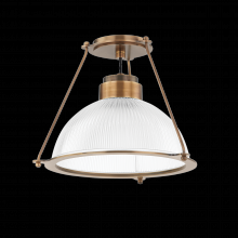 Troy Orange C2115-PBR - GLINT Semi Flush