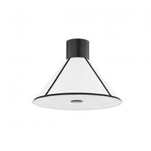 Troy Orange C8718-SBK - Forrest Semi Flush