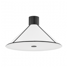 Troy Orange C8725-SBK - Forrest Semi Flush