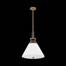 Troy Orange F4216-PBR/BRZ - Staton Pendant