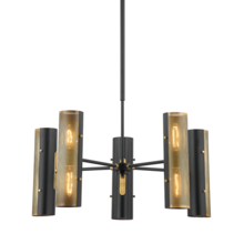 Troy Orange F5630-PBR/SBK - MIKKA Chandelier