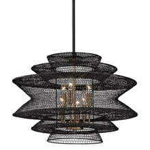 Troy Orange F6016-SBK - Kokoro Chandelier