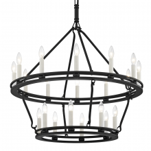 Troy Orange F6238 - Sutton Chandelier