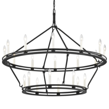 Troy Orange F6239-TBK - Sutton Chandelier