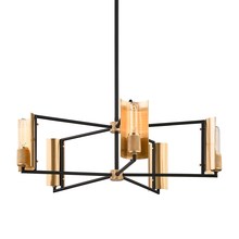 Troy Orange F6785-SBK/BBA - Emerson 5LT Chandelier