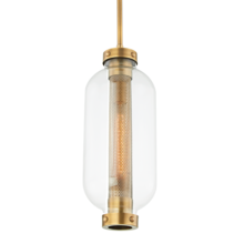 Troy Orange F7037-PBR - Atwater Pendant