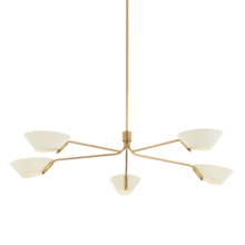 Troy Orange F8163-PBR/SSD - Sacramento Chandelier