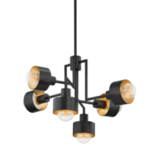 Troy Orange F8726-SBK/GL - North Chandelier