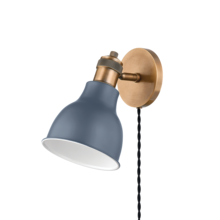 Troy Orange PTL1210-PBR/SBL - MAKIN Plug-in Sconce