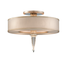 Corbett Orange 166-34-WSL/SS - Harlow Semi Flush