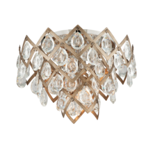 Corbett Orange 214-33-SGL/SS - Tiara Semi Flush