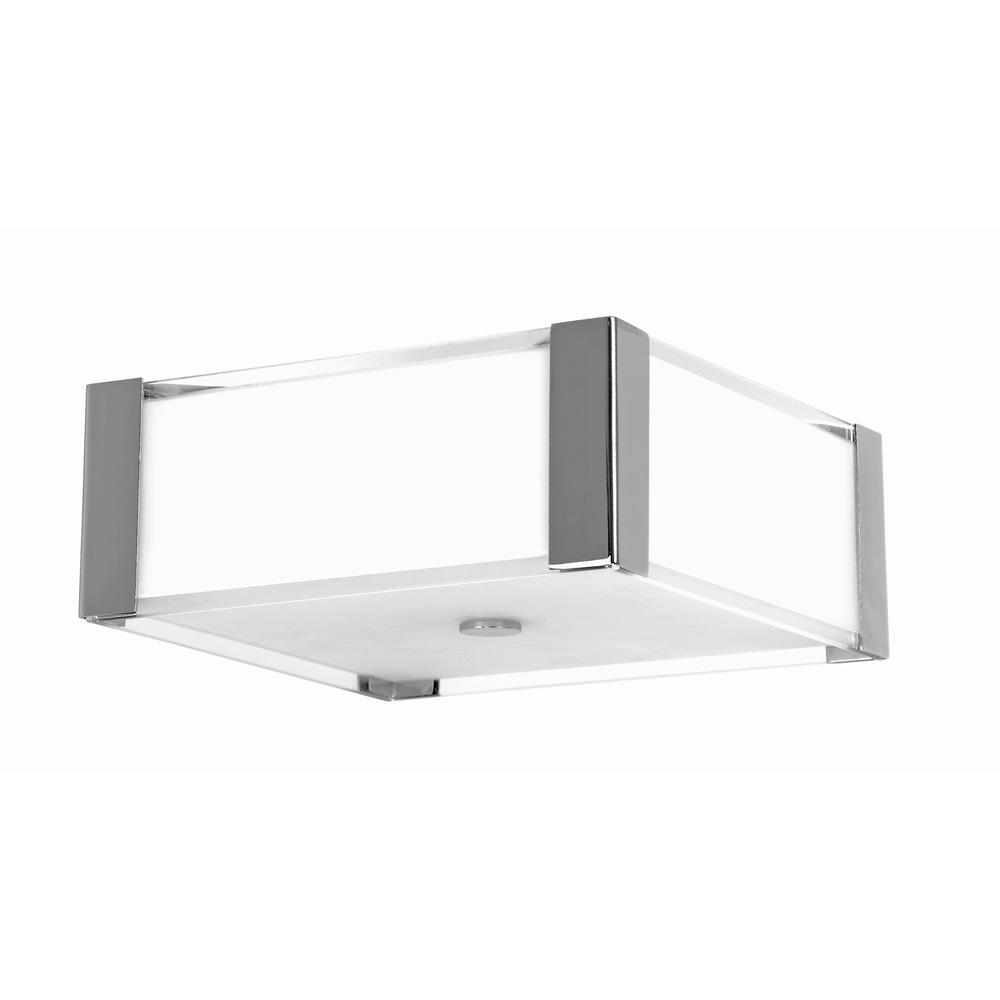 Avista Urban Flush Mount Square 3-Light Chrome