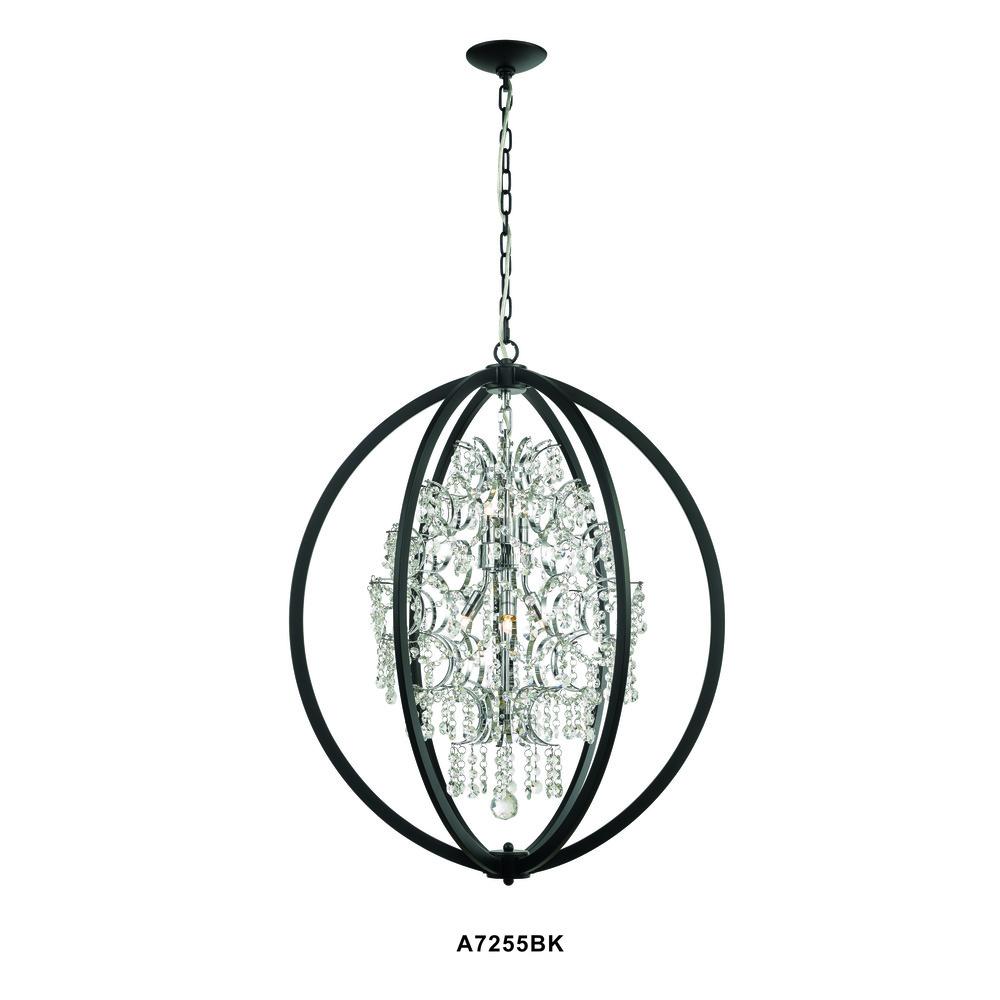 Avista Belair Chandelier 36" Black