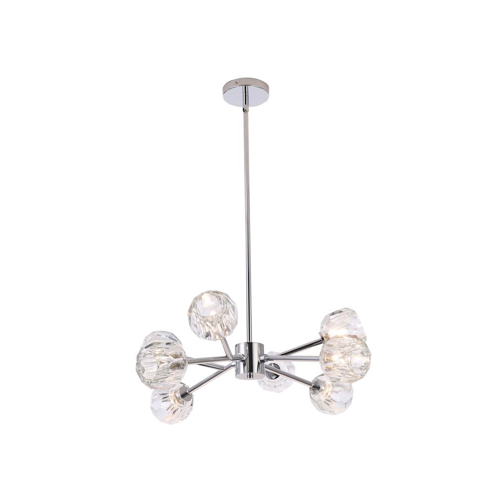 Avista Hampton Chandelier 8-Light Chrome