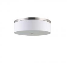 Avista Lighting Inc 208FM03BS-WH - Avista Zen Flush Mount 3-Light White