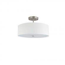 Avista Lighting Inc 208SF03BS-WH - Avista Zen Semi-Flush Mount 3-Light White