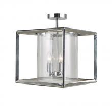 Avista Lighting Inc A7043CH - Avista Metro 21" Semi Flush Mount Chrome