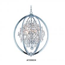 Avista Lighting Inc A7255CH - Avista Belair Chandelier 24" Chrome