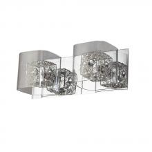 Avista Lighting Inc A73012-7 - Avista Zoe Vanity Wall Light 2-Light Chrome