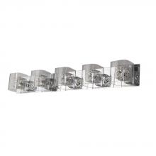 Avista Lighting Inc A73015-7 - Avista Zoe Vanity Wall Light 5-Light Chrome