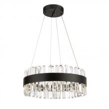 Avista Lighting Inc A7820BK - Avista Geo Chandelier 20" Black-LED