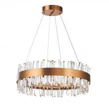 Avista Lighting Inc A7824AB - Avista Geo Chandelier 24" Antique Brass - LED