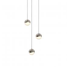 Sonneman 2914.13-SML - 3-Light Round Small LED Pendant