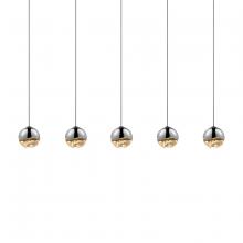 Sonneman 2921.01-SML - 5-Light Rectangle Small LED Pendant