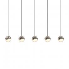 Sonneman 2921.13-SML - 5-Light Rectangle Small LED Pendant