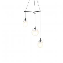 Sonneman 2995.25W-SML - Small 3-Light Tri-Spreader LED Pendant